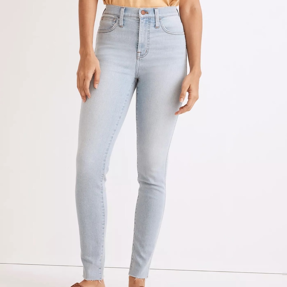 Madewell 10" High-Rise Roadtripper Authentic Skinny Jeans in Catalano Wash NWT